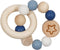 Goki Houten Grijpring Ster Blauw