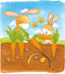 Goki Houten Lagenpuzzel - Moestuin, 53st.