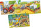 Goki Houten Legpuzzel Voertuigen Set van 3 27,5 x 17,5 x 0,3 cm, Holz, 24-teilig, 3 Motive, per Set