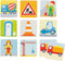 Goki Houten Memo Spel Bouwplaats, 32dlg.