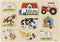 Goki Houten Noppenpuzzel Boerderij, 9st.