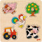Goki Houten Noppenpuzzel Boerderij