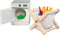 Goki Houten Poppenhuis Meubels Wasruimte Accessoires