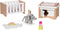 Goki Houten Poppenmeubels Babykamer, 12dlg.