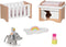 Goki Houten Poppenmeubels Babykamer, 12dlg.