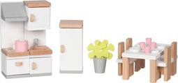 Goki Houten Poppenmeubels Keuken, 20dlg.