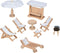 Goki Houten Poppenmeubels Tuinmeubels, 9dlg.