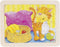 Goki Houten Puzzels Dieren, set van 6