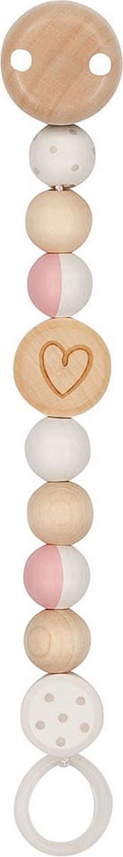 Goki Houten Speenketting Hart