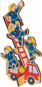 Goki Houten Stapelpuzzel Brandweer, 8st.