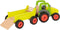 Goki Houten Tractor met Trailer