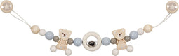 Goki Houten Wandelwagenketting Beert met Clips