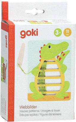 Goki Houten Weefpuzzels, 3st.