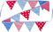 Goki Katoenen Vlaggenlijn Blauw/Rood