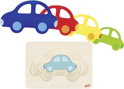 Goki Lagenpuzzel Auto, 5 Lagen