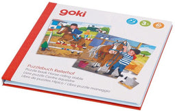 Goki Magnetisch Legpuzzelboek Paardenstal, 40st.