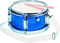 Goki Metalen Trommel met Draagband