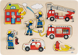 Goki Noppenpuzzel Brandweer