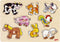 Goki Noppenpuzzel Dieren