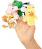 Goki Pluche Vingerpop Dier, 6st.