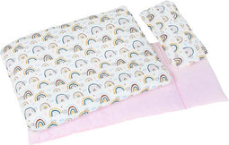 Goki Poppen Beddengoedset Regenboog, 3dlg.
