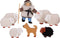 Goki Poppenhuis Herder + Schapen
