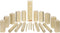 Goki Schaakspel KUBB Vikingen XL