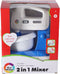 Basic Mijn Eerste 2 in 1 Mixer - Speelgoedeten & -drinken - Wit/groen - vanaf 3 jaar