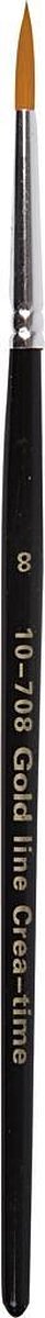 Gold Line penselen, 8, b: 4 mm, 12 stuks