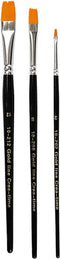 Gold Line Penselen, Rond, 1-18, B: 2-7 mm, 5 Stuk