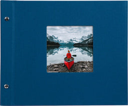 Goldbuch Bella Vista losbladig album 30x25 blue