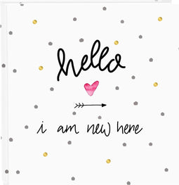 GOLDBUCH GOL-24319 Fotoalbum HELLO I AM NEW HERE als fotoboek, 25x25 cm