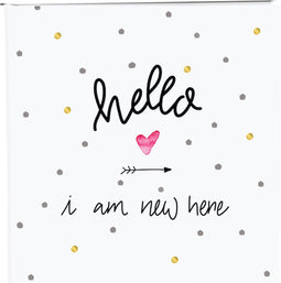GOLDBUCH GOL-27319 babyalbum HELLO I AM NEW HERE als fotoboek, zonder tekst