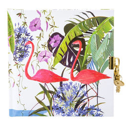 GOLDBUCH GOL-44346 TURNOWSKY dagboek TROPICAL FLAMINGO met slot