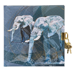 GOLDBUCH GOL-44744 TURNOWSKY dagboek ELEFANTS met slot