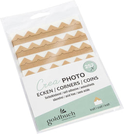 GOLDBUCH GOL-83084 Crea fotohoekjes GOUD 252 st
