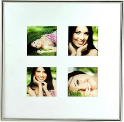 GOLDBUCH GOL-960048 fotolijst FINE voor 4 foto's 7x7cm Metalen collagelijst