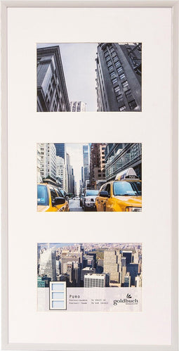 Goldbuch Puro fotolijst 3*10x15 white