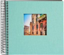 Goldbuch - Spiraal fotoalbum Bella Vista - Aqua - 20x20 cm