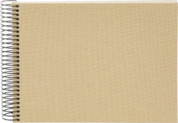 Goldbuch - Spiraal fotoalbum Bella Vista - Beige - 24x17 cm