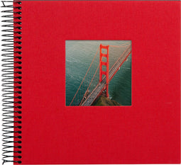 Goldbuch - Spiraal fotoalbum Bella Vista - Rood - 20x20 cm
