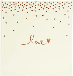 Goldbuch - Trouwalbum Raining Hearts - Perzik - 30x31 cm
