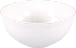 Goldplast Bak - PP - 2000ml - Ø20cm - reusable - onbreekbaar - saladebak - wit - 1 stuks