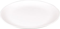 Goldplast Bord - reusable - onbreekbaar - rond - 1-vaks - pP - Ø23.5cm - wit - 6 stuks
