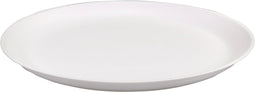 Goldplast Bord - reusable - onbreekbaar - rond - 1-vaks - pP - Ø27.5cm - wit - 6 stuks
