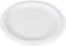 Goldplast Bord - reusable - rond - 1-vaks - pP - Ø22cm - wit - 10 stuks