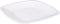 Goldplast Bord - reusable - vierkant - 1-vaks - pP - 18x18cm - wit - 25 stuks