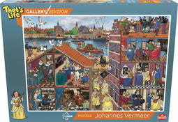 Goliath That's Life Gallery Edition: Johannes Vermeer - 1000 Puzzelstukjes - Legpuzzel (68x48cm)