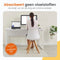 Goliving Vloerbeschermer bureaustoel – Bureaustoelmat – PVC – Geluiddempend – Voor harde vloeren – 90 x 120 cm – Transparant