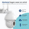 Gologi Superior Outdoorcamera 2 - Buiten camera met nachtzicht - Beveiligingscamera - Security camera - Muur & Dakbevestiging - 4MP - Met wifi en app - Wit